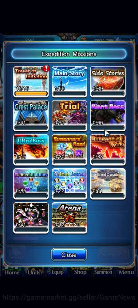 Grand Summoners Accounts Global|Rank 27|Starter|10 Ascend|Roy,Frieren+TW,Mo image 8
