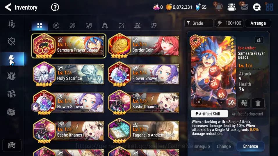 Epic Seven Accounts GLOBAL UNVERIF|New Era|2 ML(Salome, US Choux)+ Set image 8
