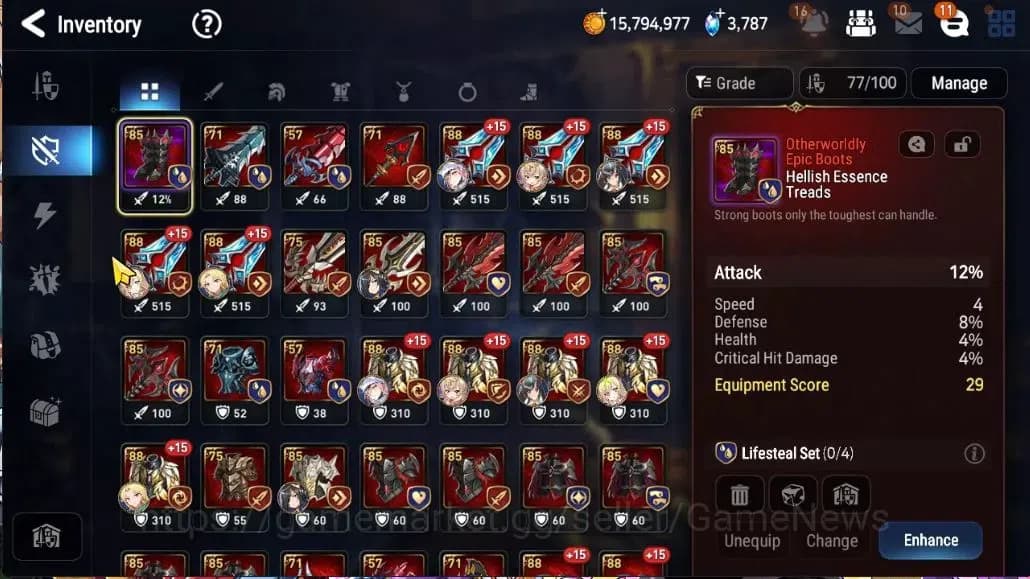 Epic Seven Accounts GLOBAL Unverif|4 ML [LoT Scales,Harsetti,Ruele of image 11
