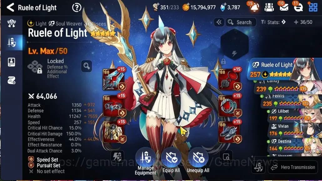 Epic Seven Accounts GLOBAL Unverif|4 ML [LoT Scales,Harsetti,Ruele of image 20