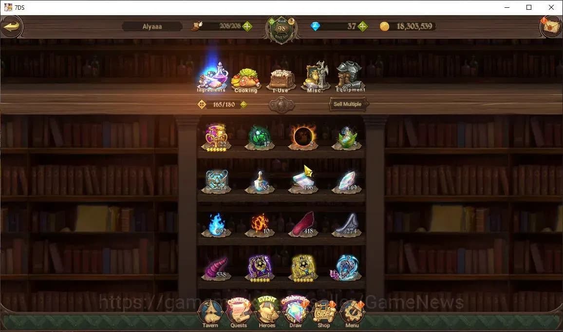 The Seven Deadly Sins: Grand Cross Accounts Asia|4 M CC|1 LR+8 UR+Many Collab|Zeldris2/6,Elime image 16