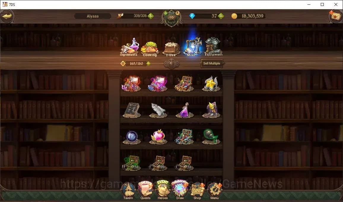 The Seven Deadly Sins: Grand Cross Accounts Asia|4 M CC|1 LR+8 UR+Many Collab|Zeldris2/6,Elime image 19