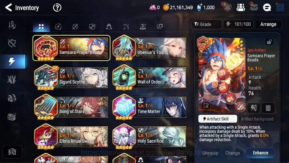 Epic Seven Accounts Global | 5 ML(LR Krau,TE Kayron,Chloe,Lua,EW Ludwi image 11
