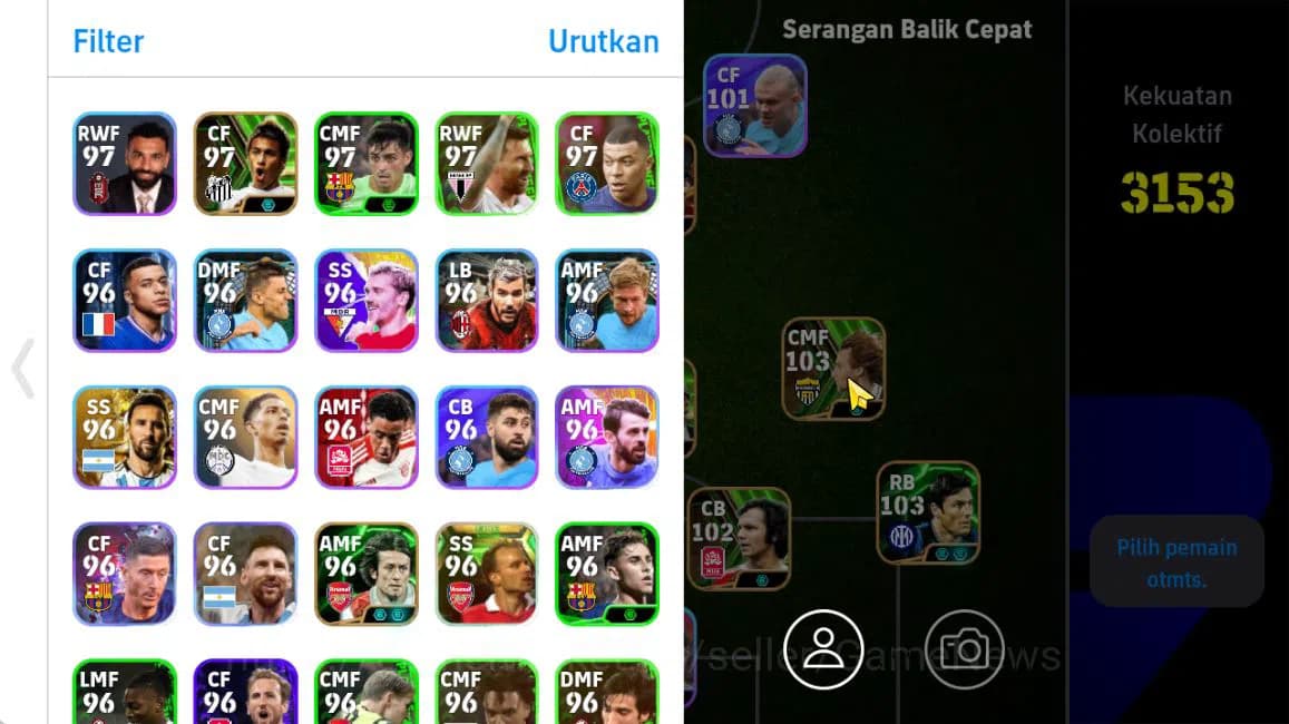 eFootball Accounts Mobile|BigTimeMessi|Show(Neymar,De Bruyne,Simons)| image 15