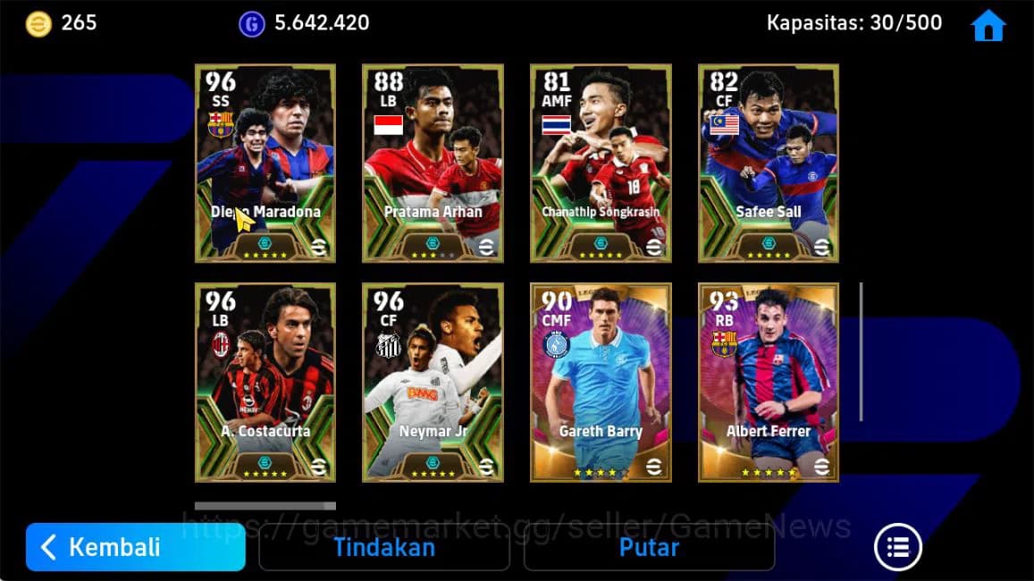 eFootball Accounts Mobile|BigTimeMessi|Show(Neymar,De Bruyne,Simons)| image 4