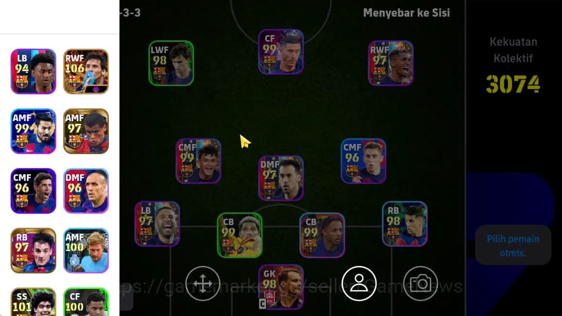 eFootball Accounts Mobile|BigTimeMessi|Show(Neymar,De Bruyne,Simons)| image 8