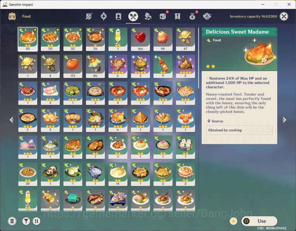 Genshin Impact Accounts ASIA|AR 57|Reuni ON|Primo 1.2K+Int wist 111|8 limi image 13