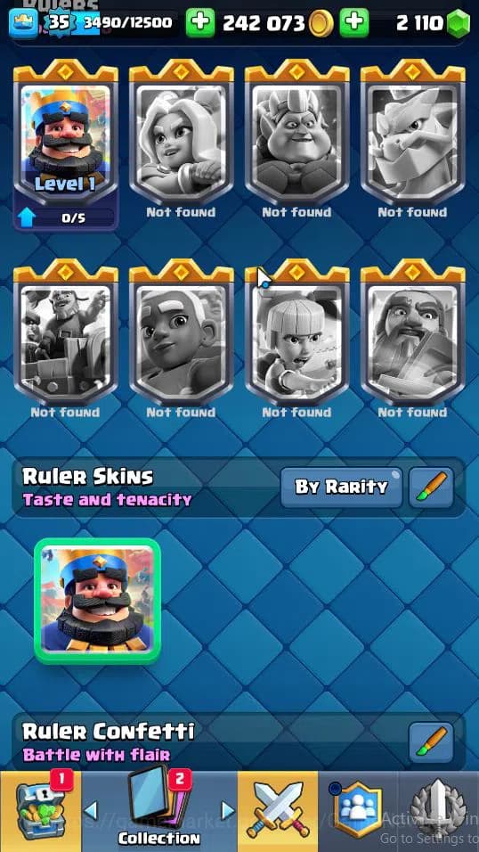 Clash Royale Accounts Lv 35|Trophy 7637|KTL 12|Limited Skin|Card 121|2 H image 11