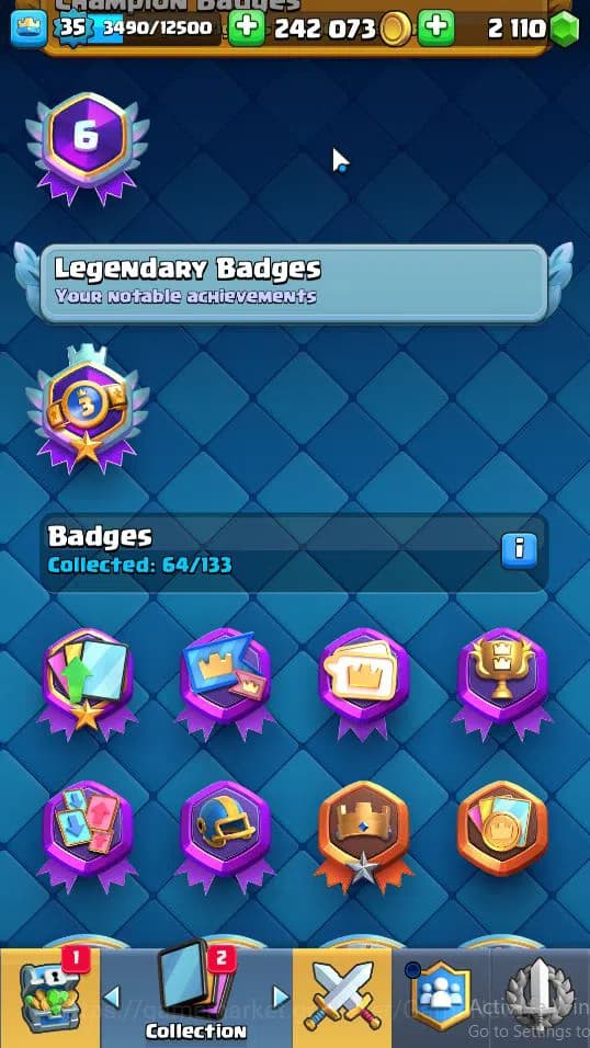 Clash Royale Accounts Lv 35|Trophy 7637|KTL 12|Limited Skin|Card 121|2 H image 12