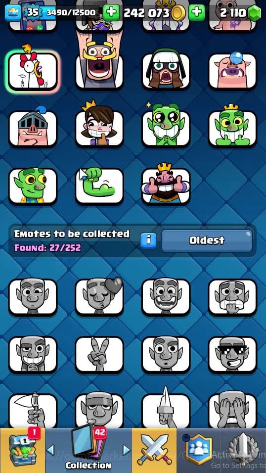 Clash Royale Accounts Lv 35|Trophy 7637|KTL 12|Limited Skin|Card 121|2 H image 14