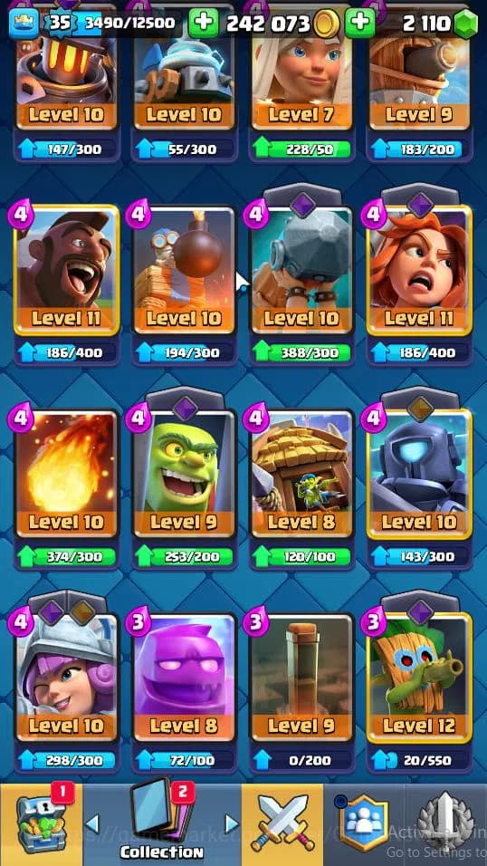 Clash Royale Accounts Lv 35|Trophy 7637|KTL 12|Limited Skin|Card 121|2 H image 5