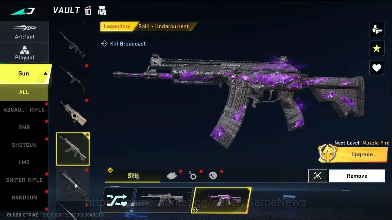 Blood Strike Accounts ASIA|Collab AOT-KAG6|2 Legendary Uzi,AK47|2 Rare ( image 5