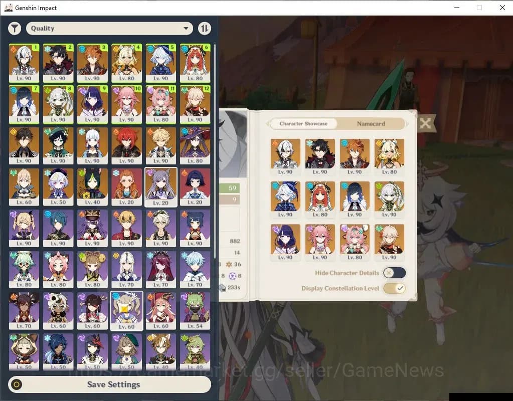 Genshin Impact Accounts ASIA|AR59|15 Limited+8(*5Weapon)|Navia,Wriothesley image 1