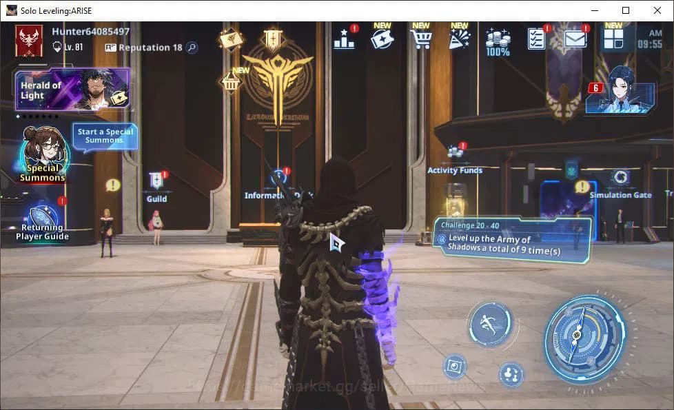 Solo Leveling: ARISE Accounts 585K Power|18SSR| Water Cha Hae-InA7+SignA4, Alici image 1