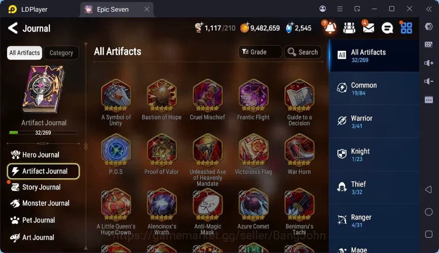 Epic Seven Accounts Global | LOTS | Hwayoung | Tenebria | Tieria | Hwa image 17