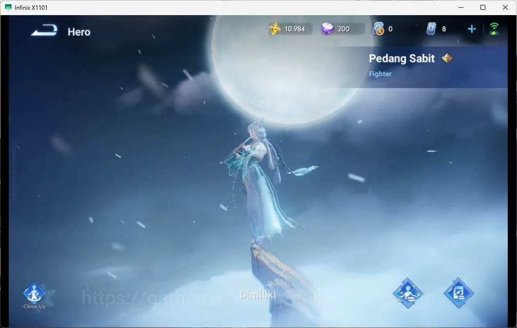 Honor of Kings Accounts GLOBAL | HERO 26, Skin 15 kic luna sword ice break image 6