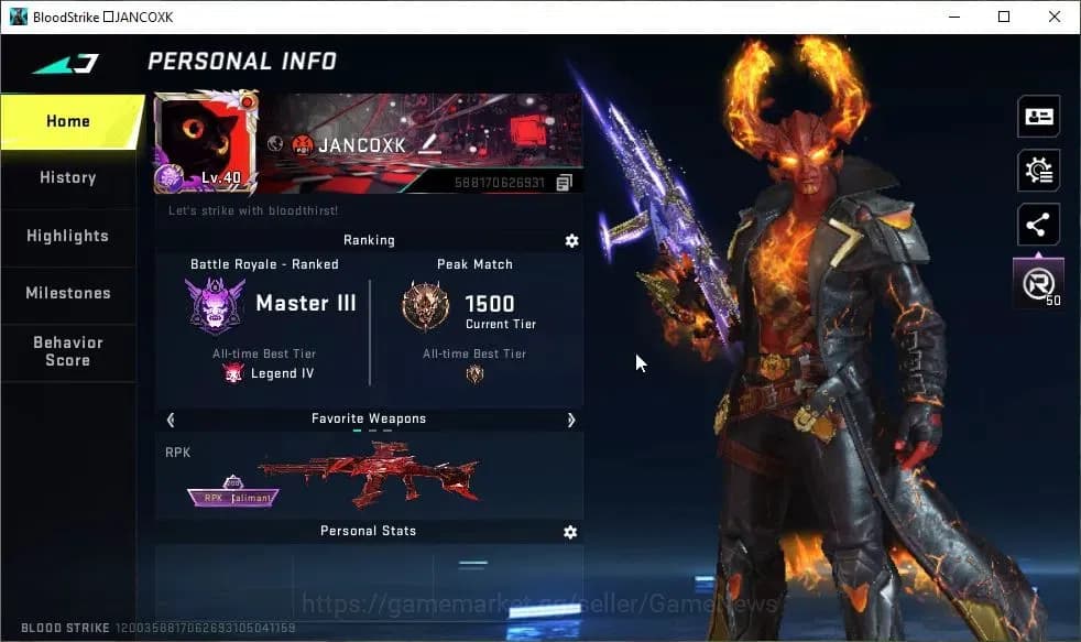 Blood Strike Accounts ASIA|15 ULTRA[VOLT,RAN,S868,UMP45,M1887,FAL,SCAR,E image 2