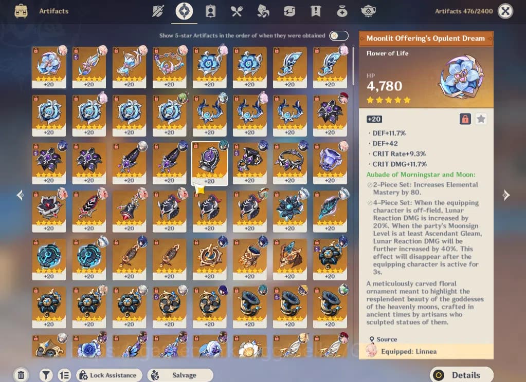 Genshin Impact Accounts ASIA|AR 59|11 Limited+11(*5Weapon)|(Flint,RaidenC2 image 10