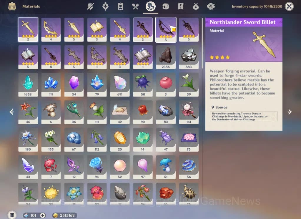 Genshin Impact Accounts ASIA|AR 59|11 Limited+11(*5Weapon)|(Flint,RaidenC2 image 13