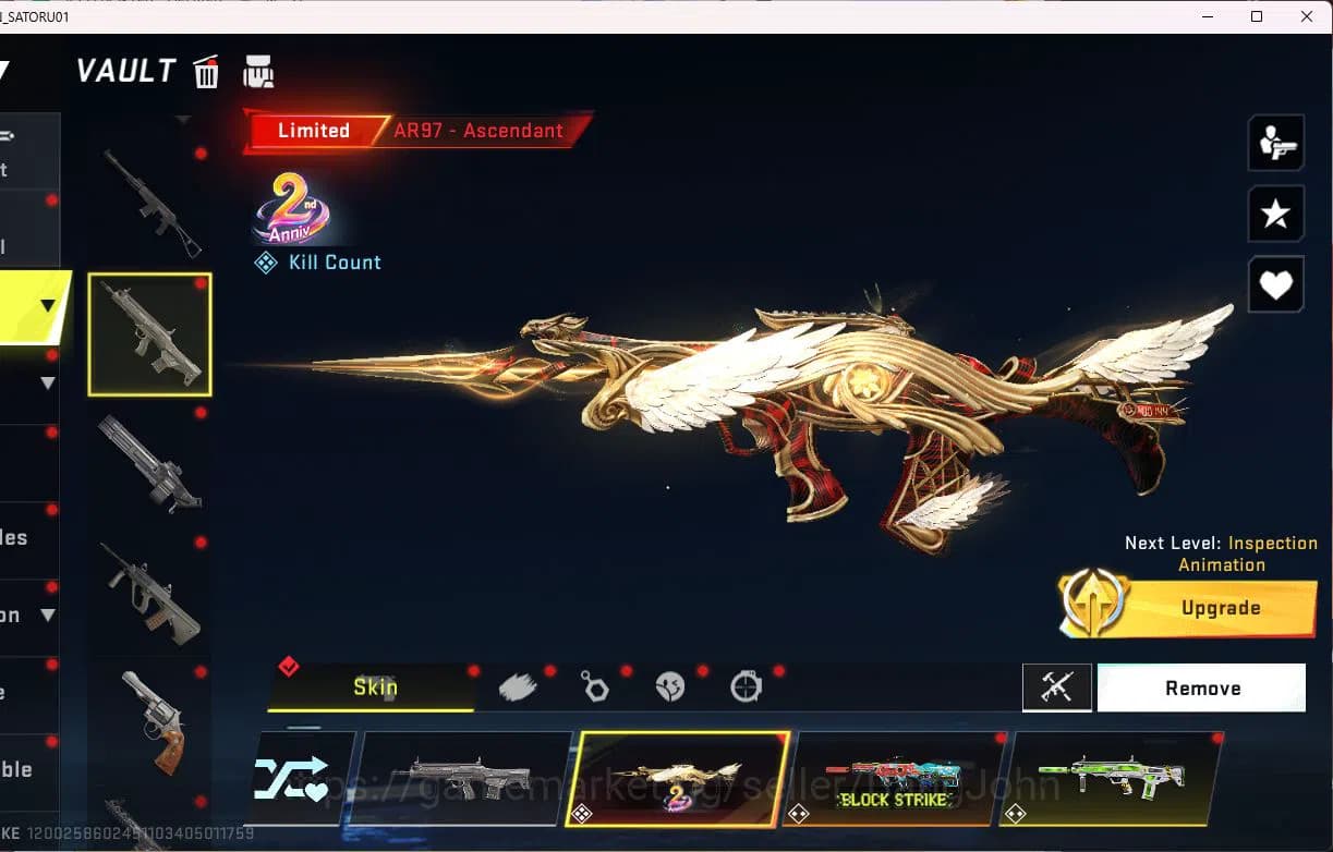 Blood Strike Accounts ASIA|EVOLVED=FAL|COLLAB=KAR98K,QBZ95|LIMITED=MP7,R image 15