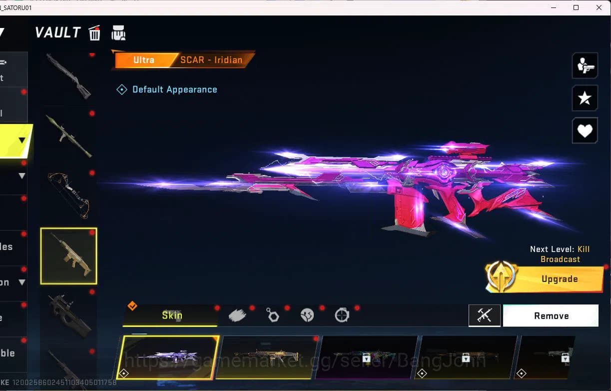 Blood Strike Accounts ASIA|EVOLVED=FAL|COLLAB=KAR98K,QBZ95|LIMITED=MP7,R image 16