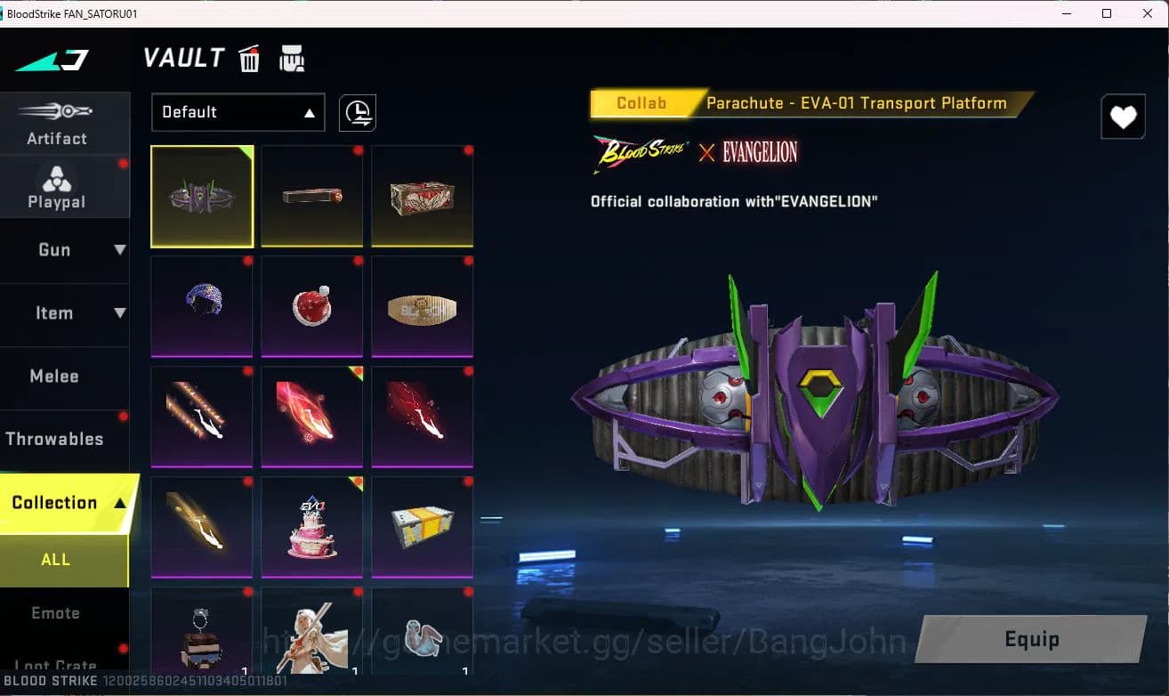 Blood Strike Accounts ASIA|EVOLVED=FAL|COLLAB=KAR98K,QBZ95|LIMITED=MP7,R image 4