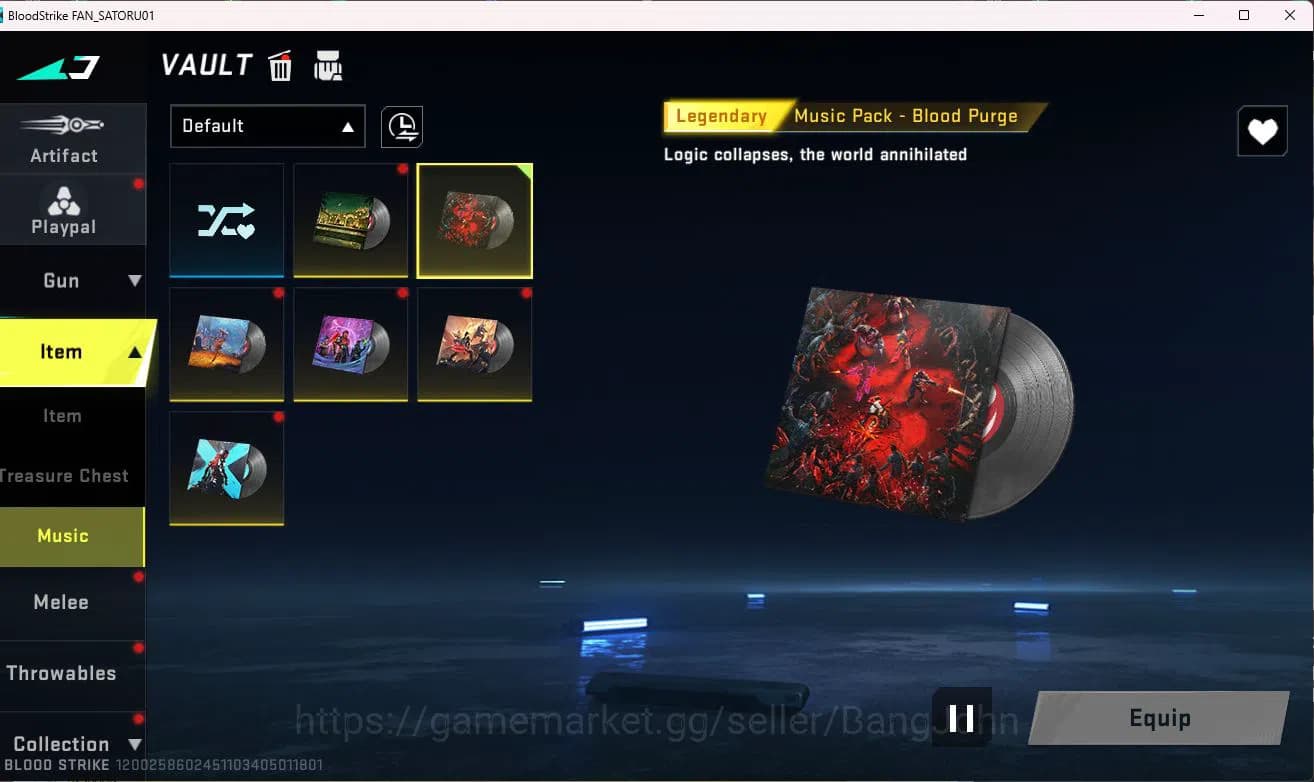 Blood Strike Accounts ASIA|EVOLVED=FAL|COLLAB=KAR98K,QBZ95|LIMITED=MP7,R image 5