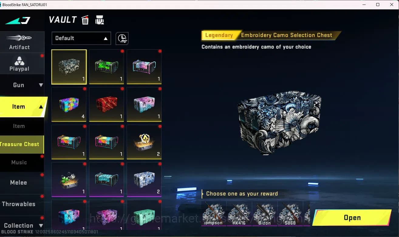 Blood Strike Accounts ASIA|EVOLVED=FAL|COLLAB=KAR98K,QBZ95|LIMITED=MP7,R image 6