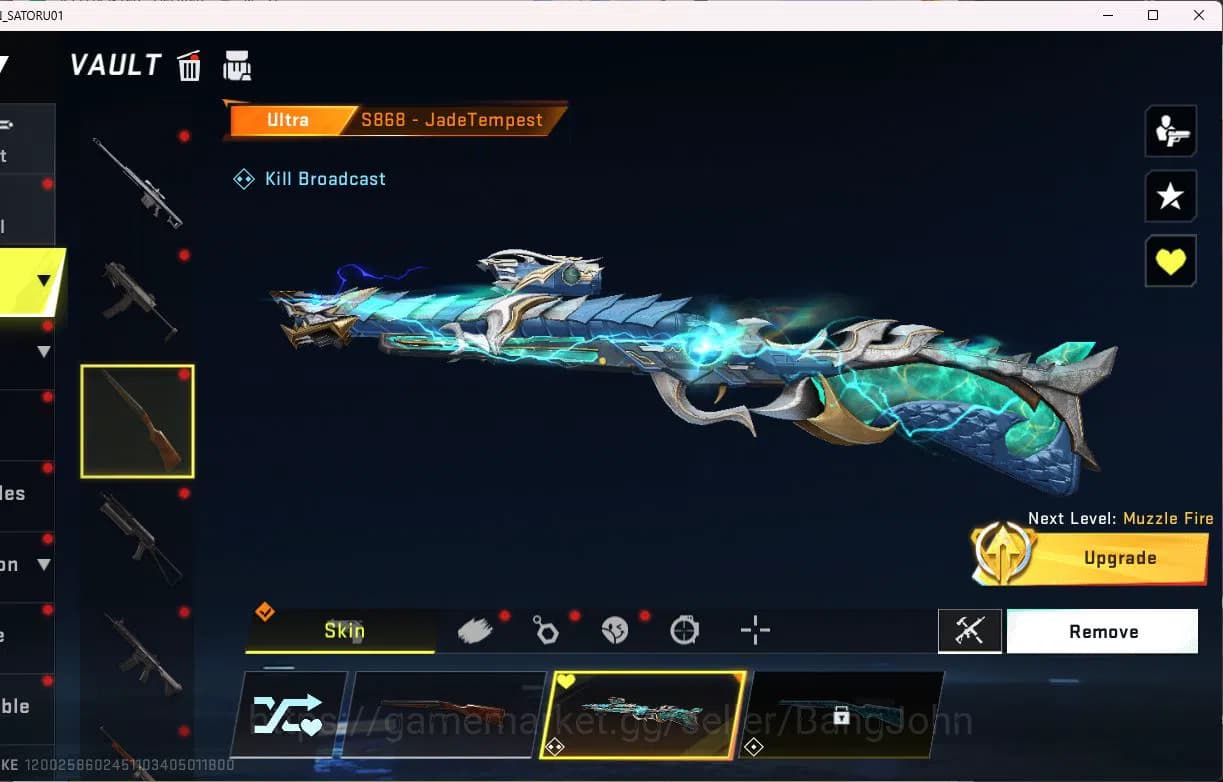 Blood Strike Accounts ASIA|EVOLVED=FAL|COLLAB=KAR98K,QBZ95|LIMITED=MP7,R image 8