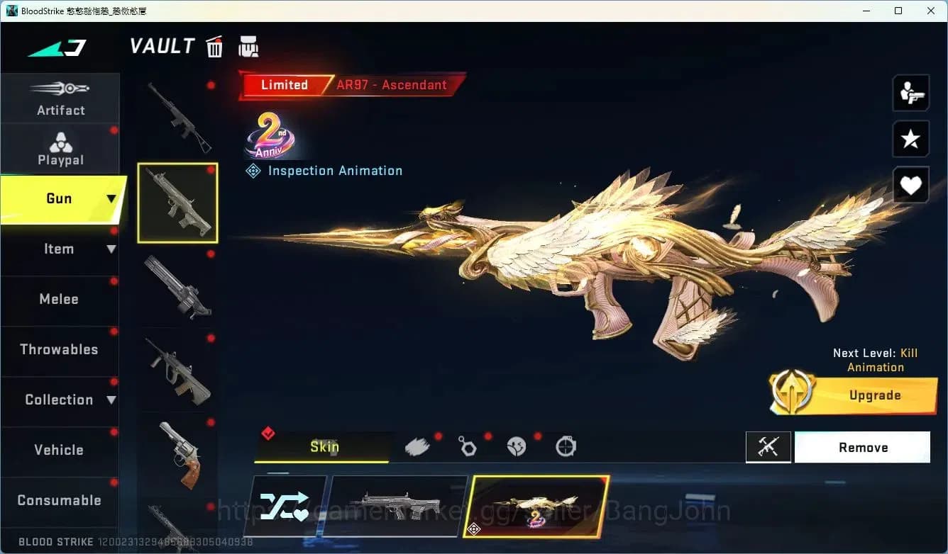 Blood Strike Accounts ASIA | 1 Evo Weapons | 3 Collab Skins | 2 Eternal image 11