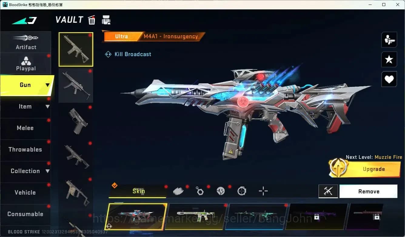 Blood Strike Accounts ASIA | 1 Evo Weapons | 3 Collab Skins | 2 Eternal image 8