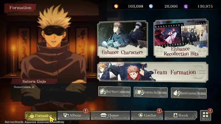 Jujutsu Kaisen: Phantom Parade Accounts NA | 5 SSR (Toge x Panda and etc) + 5 SSR Memo | L image 5