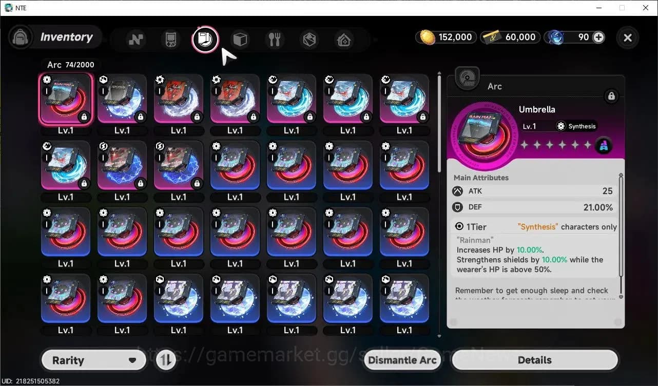 Neverness to Everness Accounts GLOBAL EU|HL 3|4 SSR Limited Nanally, Daffodill, S image 11