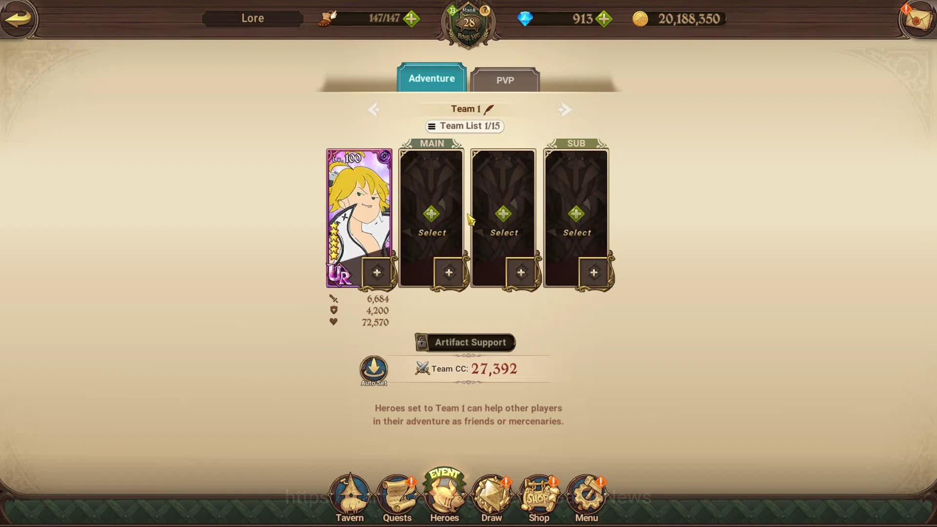 The Seven Deadly Sins: Grand Cross Accounts Asia|793K CC|Starter Ch4|913 DM|2 UR| Merlin&Escan image 5