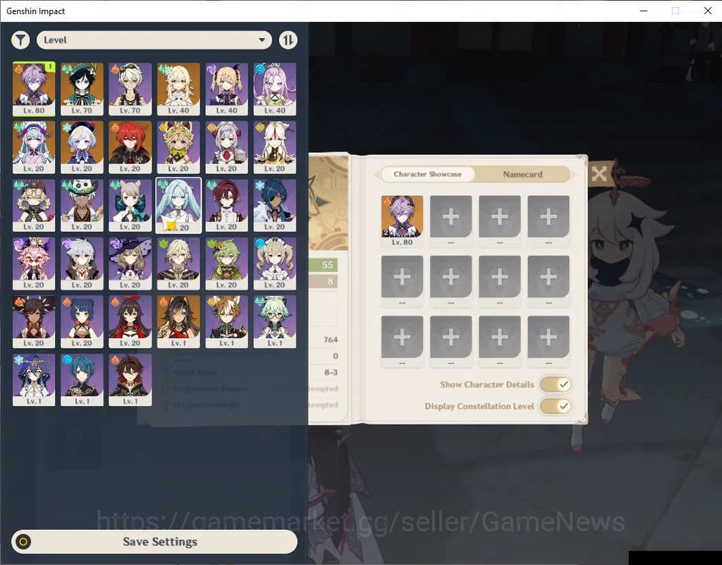 Genshin Impact Accounts NA|AR 55|2 Limited +3(*5Weapon)|(DurinC2,Venti)+Si image 1