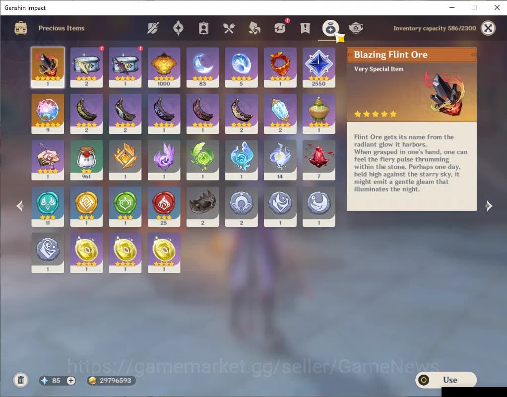Genshin Impact Accounts NA|AR 55|2 Limited +3(*5Weapon)|(DurinC2,Venti)+Si image 8