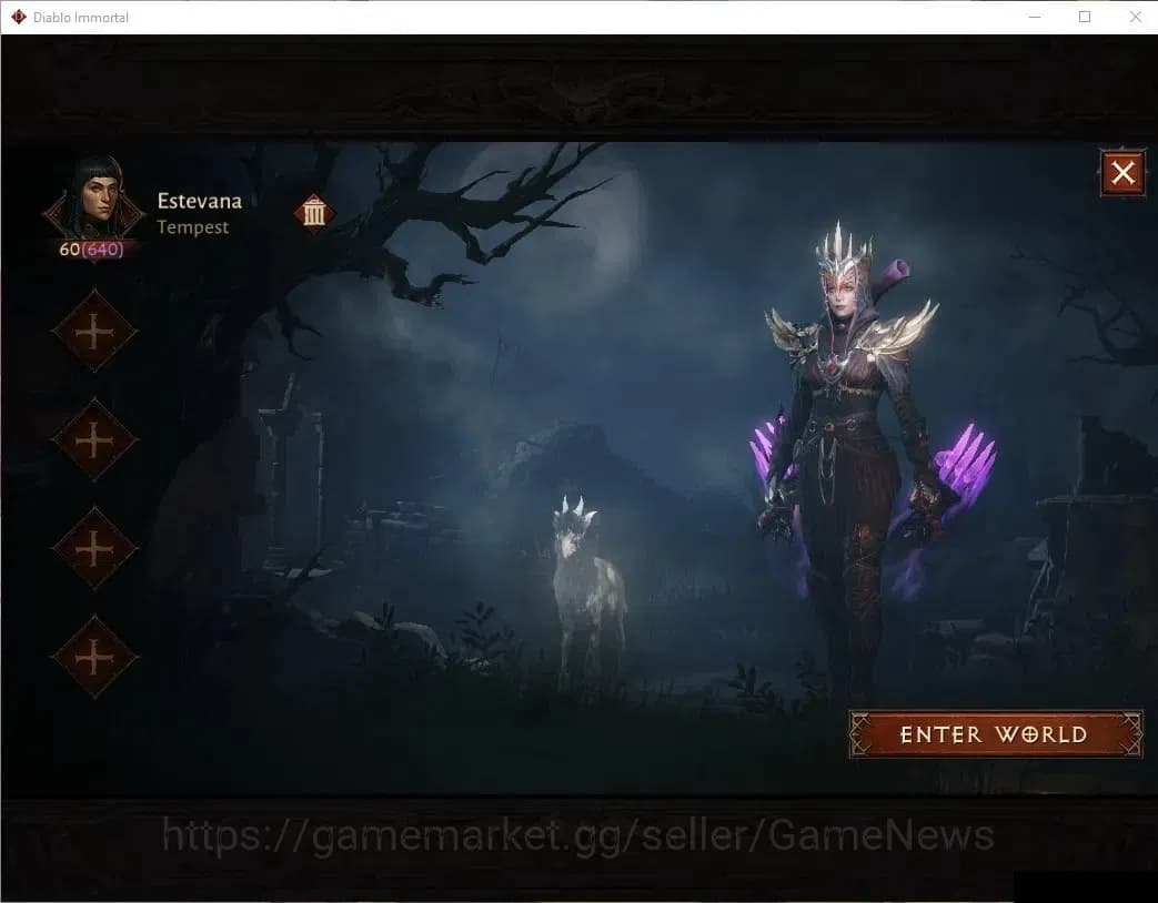 Diablo Immortal Accounts SEA=Verathiel|CS ON|Lv60(640)|Tempest|CR 39k|Reso image 1