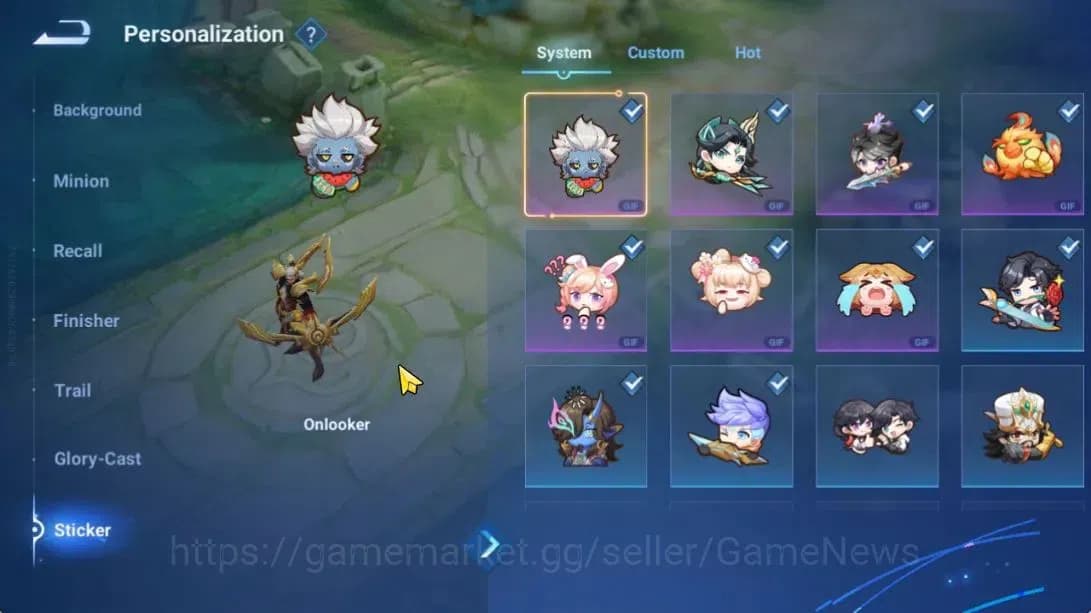 Honor of Kings Accounts Hero107 Skin96|Legend(Li Xin),Epic(LuBu),Lny24(DaQ image 10