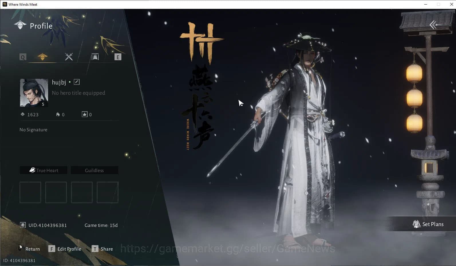 Where Winds Meet Accounts GLOBAL Lv5| Fresh Starter 1 Set Skin Lagend Elegy image 1