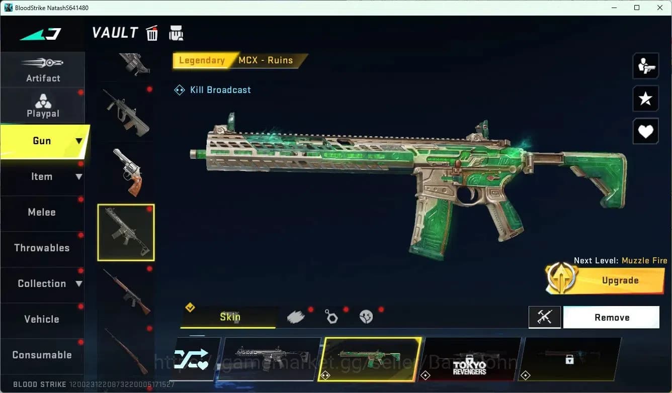 Blood Strike Accounts ASIA | LMT MP7 Verdant Gleam|TOKYO REVENGER MB2|2 image 5
