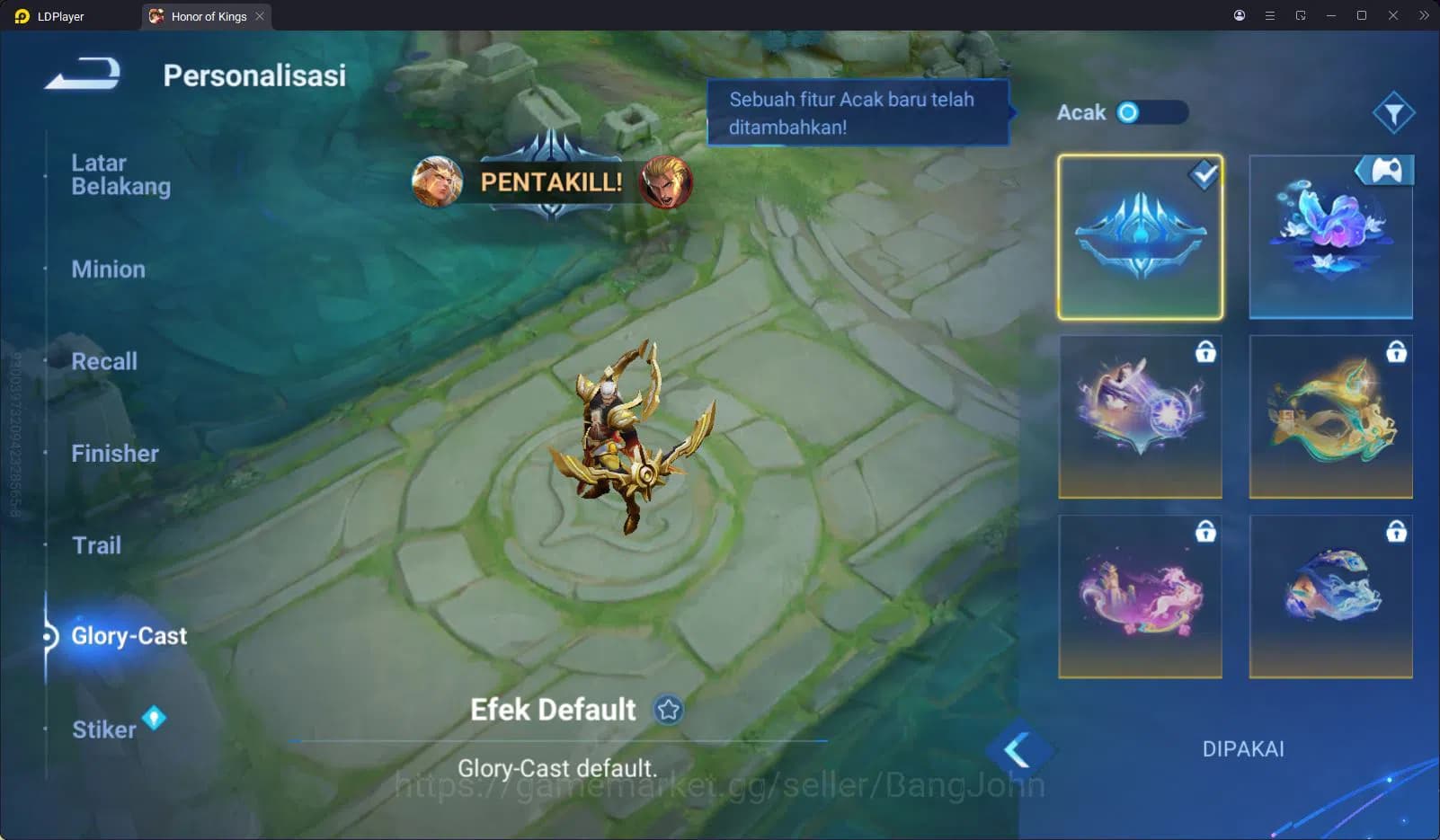 Honor of Kings Accounts HOK Global 38H 16S | Epic Huang Zhong Mask Spirit image 5
