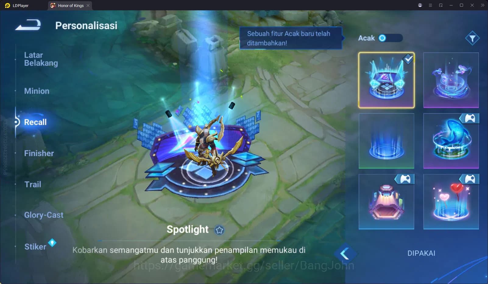 Honor of Kings Accounts HOK Global 38H 16S | Epic Huang Zhong Mask Spirit image 8