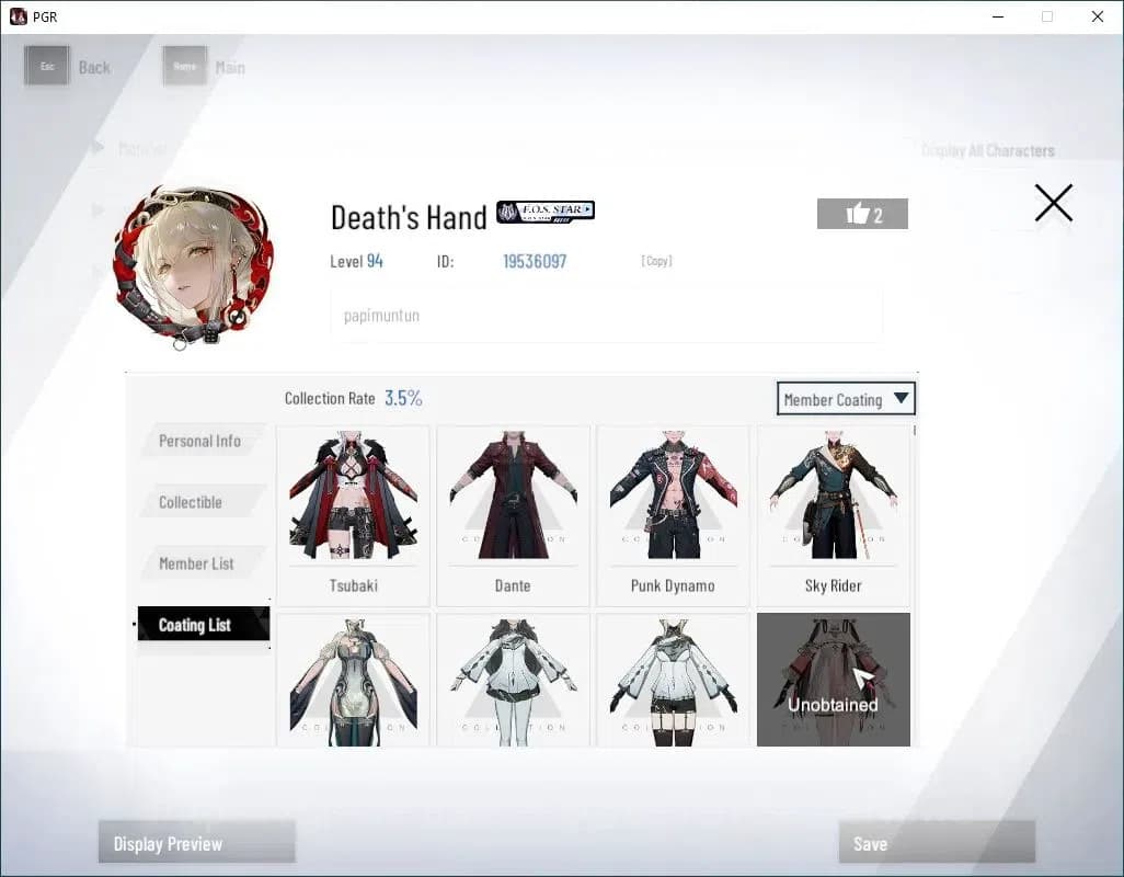 Punishing: Gray Raven Accounts Asia|Lv 94|[SSS LuciaCW,SS Qusukra,SS Ayla,SS Garn image 16