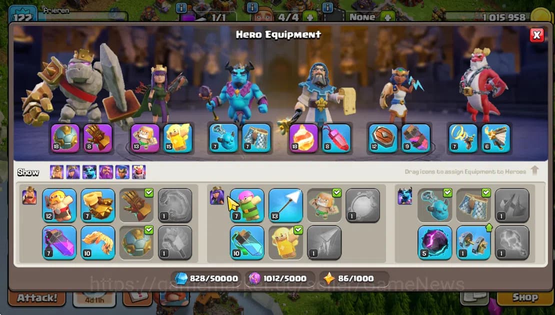 Clash of Clans Accounts TH 16-BH 9|LV 122|HH 9|BK 21,AQ 33,GW 9,MP 14,RC 6 image 10