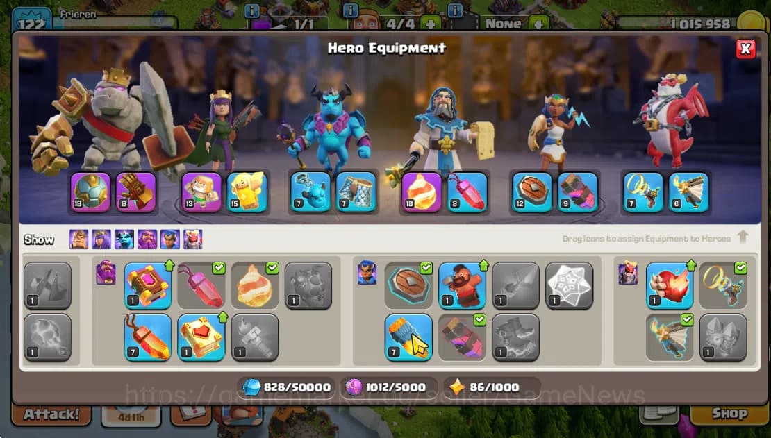 Clash of Clans Accounts TH 16-BH 9|LV 122|HH 9|BK 21,AQ 33,GW 9,MP 14,RC 6 image 13