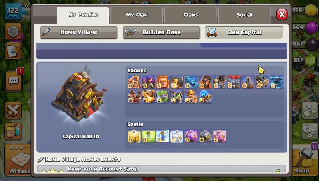 Clash of Clans Accounts TH 16-BH 9|LV 122|HH 9|BK 21,AQ 33,GW 9,MP 14,RC 6 image 5