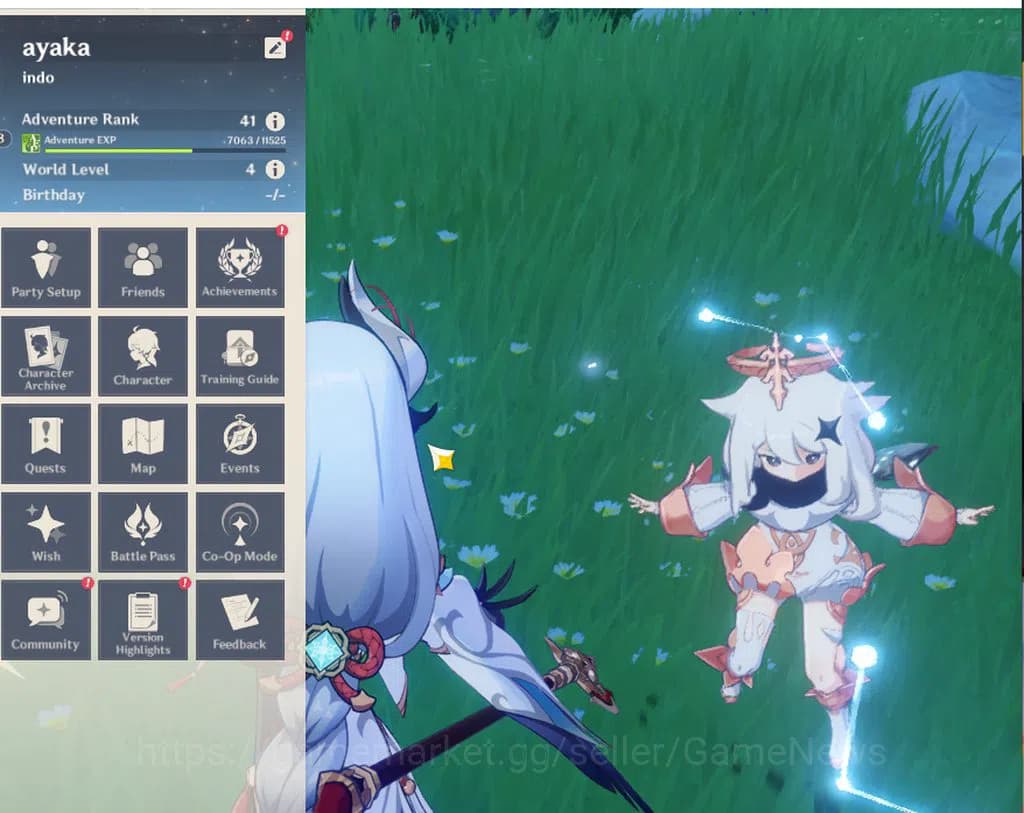 Genshin Impact Accounts ASIA|AR41|Starter|2Limited+26(*4Character)|Ayaka,S image 1