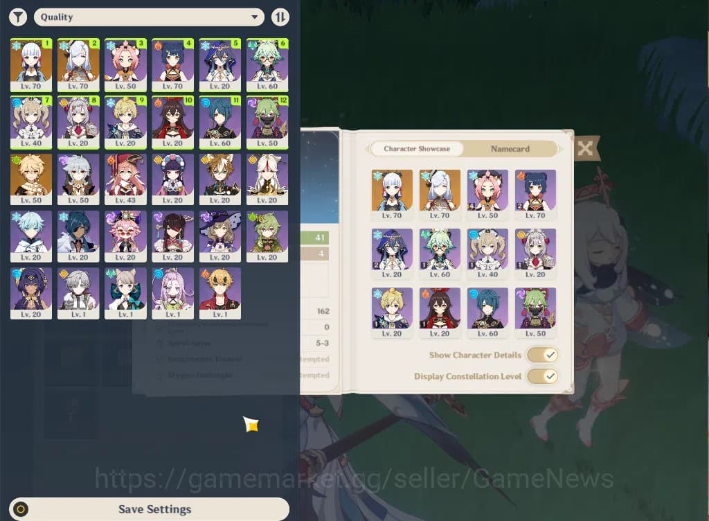 Genshin Impact Accounts ASIA|AR41|Starter|2Limited+26(*4Character)|Ayaka,S image 13