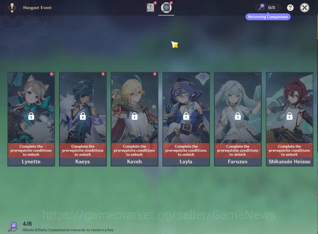 Genshin Impact Accounts ASIA|AR41|Starter|2Limited+26(*4Character)|Ayaka,S image 3