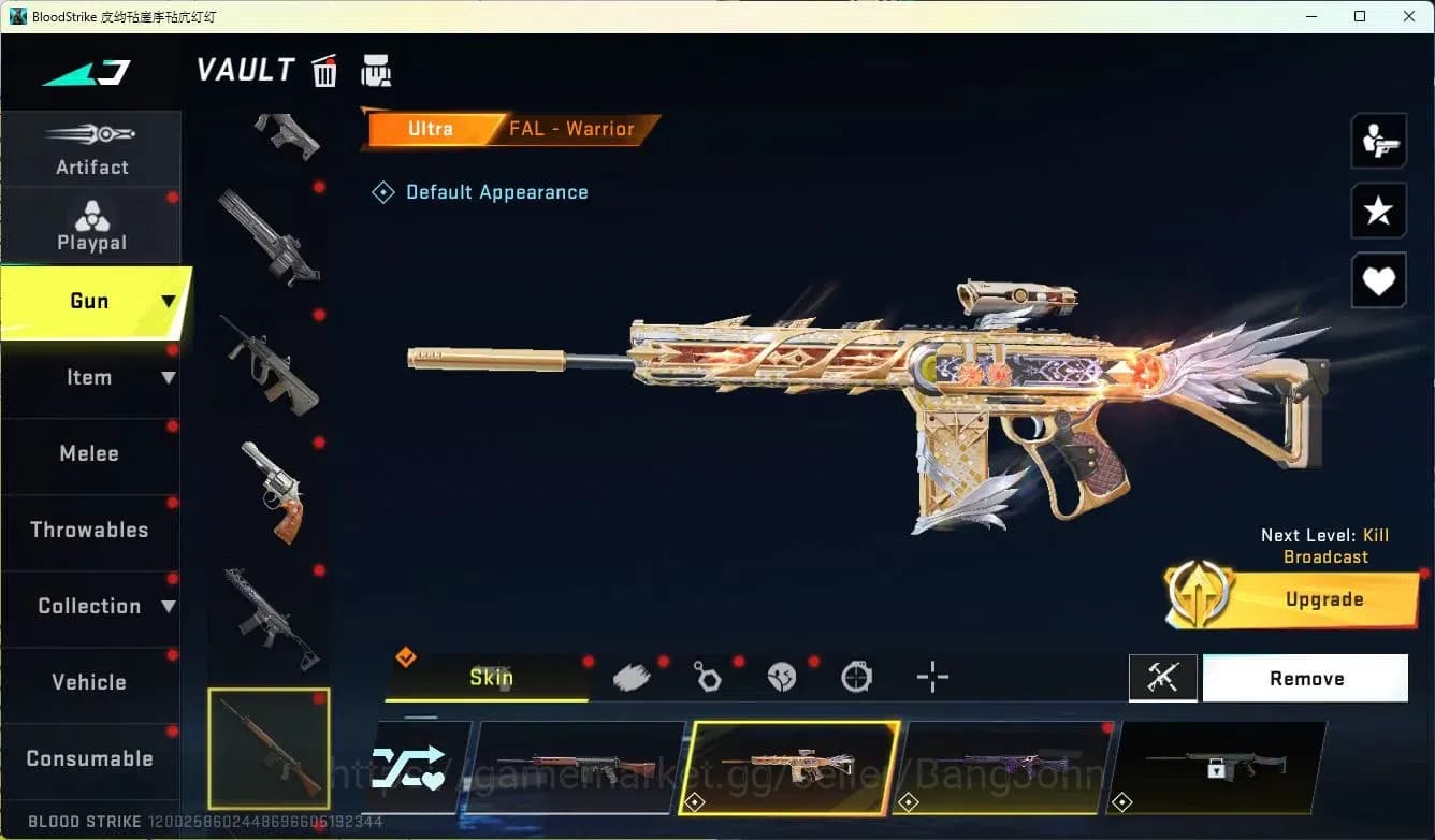 Blood Strike Accounts ASIA | Eternal: Desert Eagle-Scorpius|5 Collab|7 U image 11